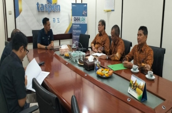 PWRI Kabupaten Kampar Lakukan Kunjungan Kerja ke PT Taspen Pekanbaru, Bahas Penguatan Program Pensiunan 2026
