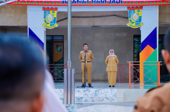 Langsung Pimpin Apel Gabungan, Ahmad Yuzar ; Bersama-sama Wujudkan Visi Dan Misi Pembangunan Kampar 