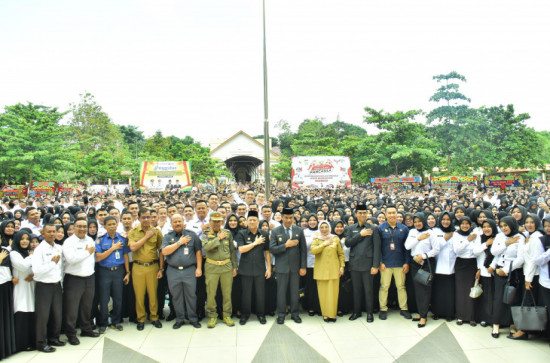 Resmi Dilantik, Raut Gembira Terpancar dari Ribuan CPNS dan PPPK Kabupaten Kampar