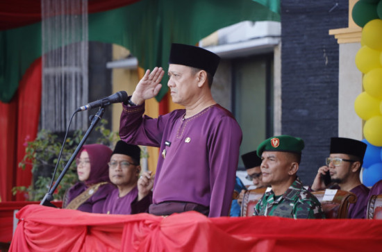 Jadi Pembina Upacara Hari Jadi Kabupaten Kampar ke-75, Pj Bupati Kampar ; Bangun Kampar Yang Lebih Maju dan Bersaing. 