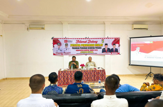 Bupati Kampar Berikan Motivasi dan Pembekalan Kepada Paskibrakan Kabupaten Kampar.