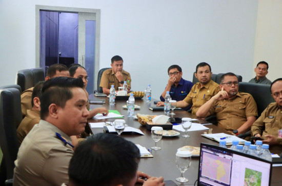 Gesa Penataan Kawasan Candi Muara Takus, Bupati Kampar Ahmad Yuzar Pimpin Rapat Dengan instansi Terkait. 