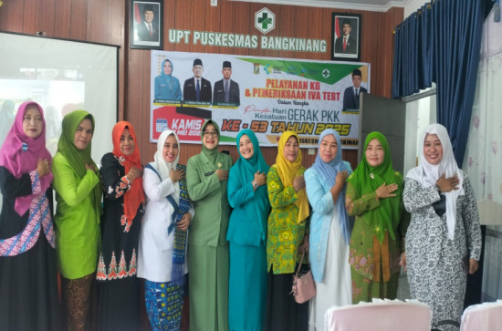 GOW Kab. Kampar Dukung Pelaksanaan Pelayanan KB Dan Skrining Kanker Serviks Oleh TP PKK Kab. Kampar