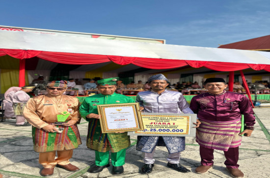 Momentum HUT Provinsi Riau ke-68, Kabupaten Kampar Raih Juara I Pada Lomba Desa dan Kelurahan Tingkat Provinsi Riau