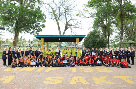 Gelar Outbound Dan Charakter Building, Yayasan Kartika Jaya Korem 031/WB dan Batalyon 132/BS Perkuat Kerjasama Dan Bentuk Karakter