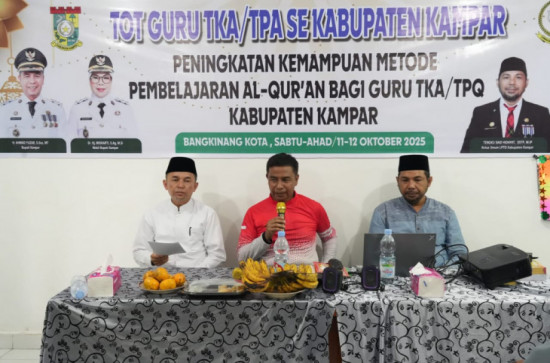 TOT Guru TKA/TPA: Dari Kampar, Cahaya Al-Qur’an Itu Menyala. 