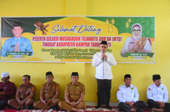 Hari Ketiga Seleksi MTQ Tingkat Kabupaten Kampar 2025, Pansel Sudah Seleksi 53 Peserta Pada 12 Cabang Lomba. 