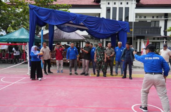 Wakil Bupati Kampar Buka Kejurkab Sepak Takraw 2025