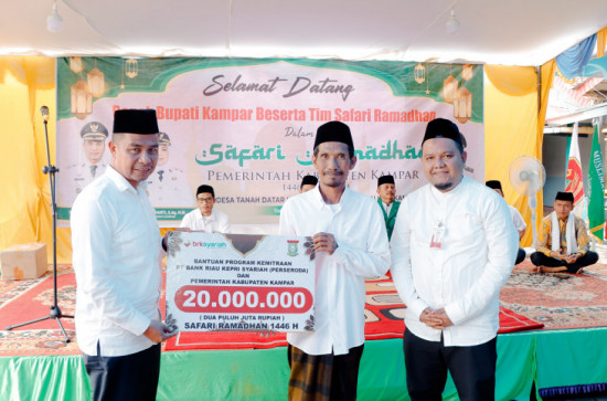 Sempat Tertunda, Alhamdulillah Bupati Kampar Tetap Sempatkan Safari Ramadhan di Lima Desa Tapung Hulu