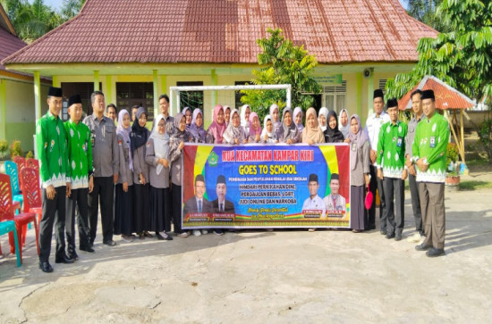 Road Show Goes To School Oleh KUA Kecamatan Kampar Kiri, Wujud Nyata Lindungi Remaja Usia Sekolah