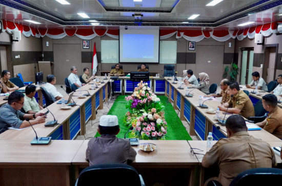 Pemerintah kabupaten Kampar gelar Rapat Koordinasi Pensertipikatan dan Pengamanan Aset Pemerintah Kabupaten Kampar 