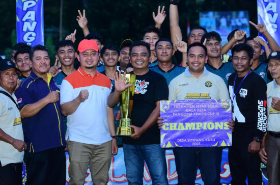Setelah Berlangsung 50 Hari, Turnamen Gala Desa Panglima Khatib Cup III Resmi Ditutup., Desa Silam Raih Juara I 