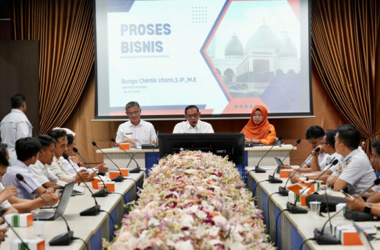 Asisten III Ir. Azwan Buka Secara Resmi Sosialisasi Penyusunan Peta Proses Bisnis di Lingkungan Pemda Kampar.