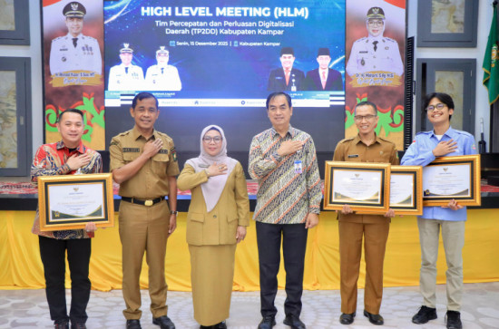 Wakil Bupati Kampar Resmi Buka High Level Meeting TP2DD Kab. Kampar