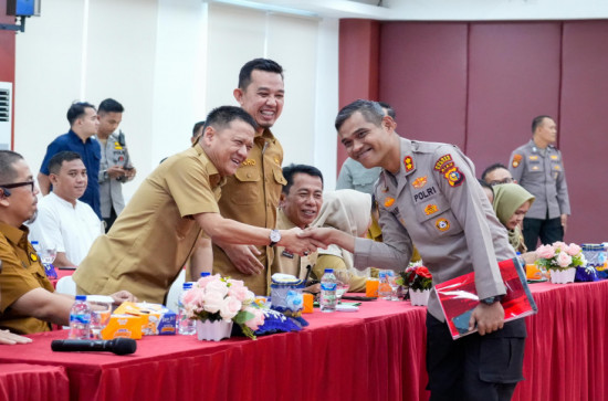 Wakili Bupati Kampar, Sekda Kampar Hadiri Rapat Koordinasi Kesiapan Bakti Religi dan Peduli Lingkungan Polda Riau