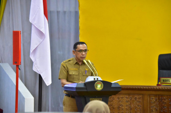 Dihadapan DPRD, Pemerintah Kabupaten Kampar Sampaikan Jawaban Atas Pandangan Umum Fraksi-Fraksi Terhadap RPP APBD Tahun 2024.