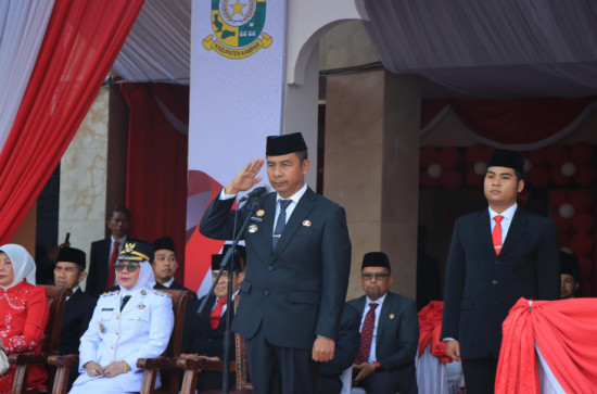 Bupati Kampar Pimpin Langsung Upacara HUT RI-80 Tahun 2025