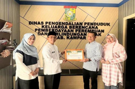 DPPKBP3A Kab Kampar Gandeng Baznas Kampar Sukseskan Program Genting