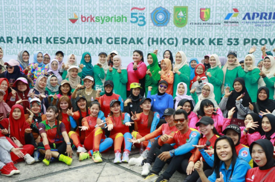 TP PKK Kabupaten Kampar Hadir Pada Gebyar HKG PKK Ke-53 Tahun 2025 Prov. Riau