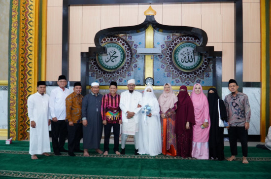 Besama Dr Irjen Pol (Pur) Mulyono Sulaiman, Pj Bupati Kampar Hambali Jadi Saksi Ijab Kabul Juan dan Nahdhia