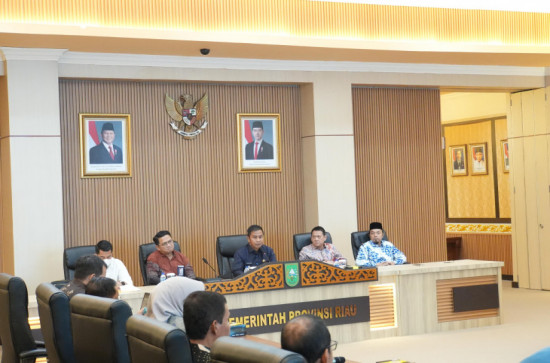 Pemkab Kampar Gelar Rapat Monitoring dan Evaluasi SPI serta MCP Bersama KPK RI Wilayah Riau