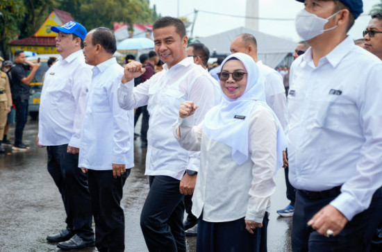 Bupati dan Wakil Bupati Terpilih Kabupaten Kampar Ikuti Gladi Bersih Jelang Pelantikan kepala daerah serentak se-Indonesia 