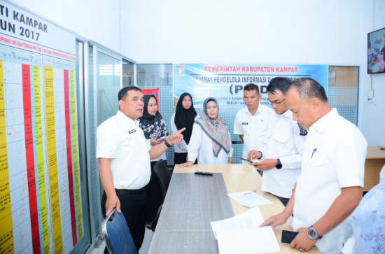 Jadi Sentra Penilaian Pelayanan Publik, Kominfo Kampar Sambut Tim Penilai Bupati Awards. .