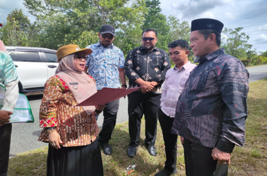 Pemkab Kampar Siap Wujudkan Program Sekolah Rakyat, Wakil Bupati Tinjau Lahan Pembangunan