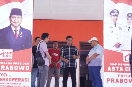 Bupati Kampar Ahmad Yuzar Tinjau Persiapan Launching Kopdes Merah Putih di Desa Pulau Gadang