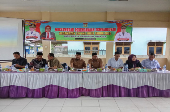 Ketua DPRD Kampar Hadiri Langsung Musrenbang di Kecamatan Tapung Hilir. 