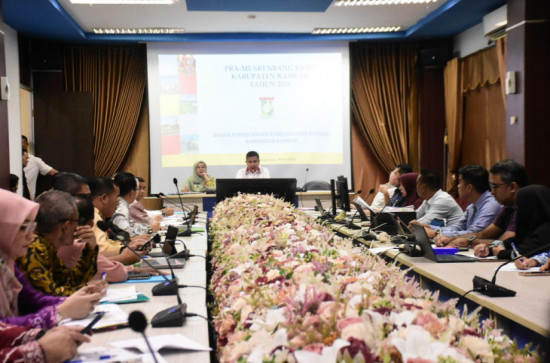 Dipimpin Langsung Bupati Kampar Seluruh Kecamatan Hadiri Pramusrenbang RKPD Tahun 2026. 
