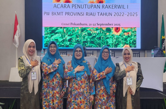 PD BKMT Kab. Kampar Ikuti Rakerwil I BKMT Prov Riau Tahun 2025 