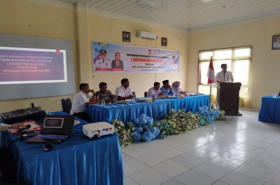 Sektor Perikanan, Pertanian dan Perkebunan serta Pendidikan, Mendominasi Usulan Peserta Musrenbangcam dikecamatan Kampar kiri 