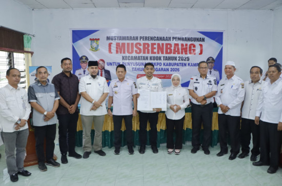 Musrenbang di Kecamatan Kuok, Hadir Langsung Pj Bupati Kampar Hambali dan Sekda Ramlah