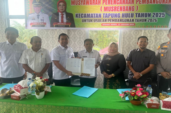 Musrenbangcam Tapung Hulu, Pj Bupati Kampar Diwakili Kepala Dinas Damkar Kampar Bahas Prioritas Pembangunan Di Kecamatan Tapung Hulu. 