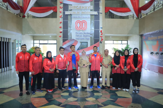 Sambut Kepulangan Atlet SOIna Kampar Bawa Pulang 3 Perunggu, Wabub Dr. Misharti  Bangga Atlit Kampar Telah Harumkan  Indoensia di Kancah International. 