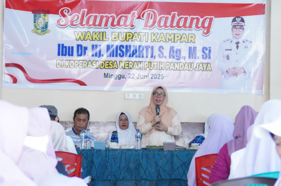 Wabup Resmikan Koperasi Merah Putih Pandau Permai