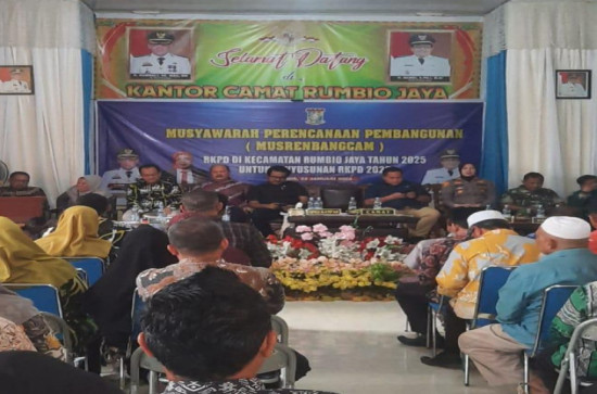 Wujudkan Prioritas Pembangunan Sesuai Aspirasi Masyarakat, Pemkab Kampar Lakukan Musrenbang di Kecamatan Rumbio Jaya