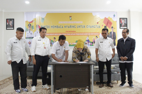 Rumah adalah Madrasah Pertama, Dispersip Kampar gelar Bimtek Membaca Nyaring 