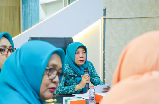 Ketua TP PKK Kab. Kampar Laksanakan Rakor Pelaksanaan Program BIAS Dan Intervensi Imunisasi Zero Dose Di Kab. Kampar
