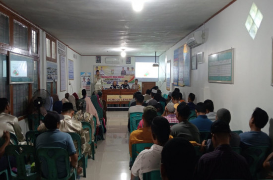 Pemerintah Desa Lereng Laksanakan Musyawarah Desa Khusus Dalam Rangka Pembentukan Koperasi Merah Putih Desa Lereng. 