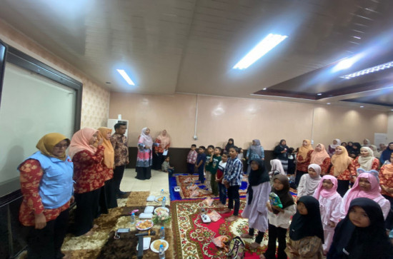 DWP UP Inspektorat Kab. Kampar Gelar Penyuluhan Anti Korupsi Bagi Anak-anak di Lingkungan Inspektorat Kampar dan Peresmian Wajur