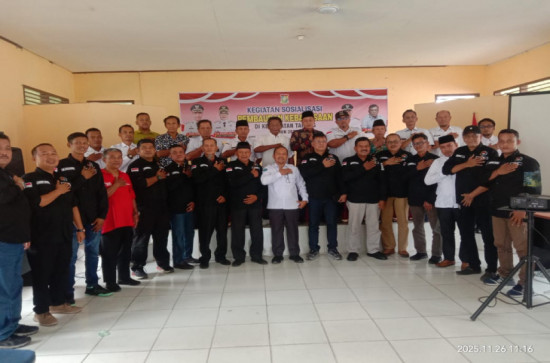 FPK Kabupaten Kampar Hadirkan Kepala Kesbangpol Drs. Mahadi, MH di Tapung