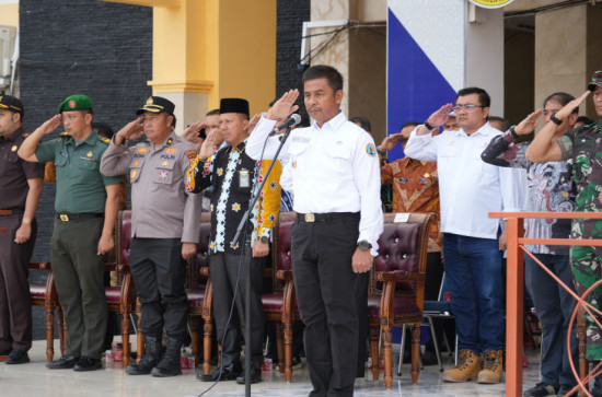 Bupati Kampar Ahmad Yuzar Jadi Inspektur Upacara Peringatan HANI tahun 2025. 