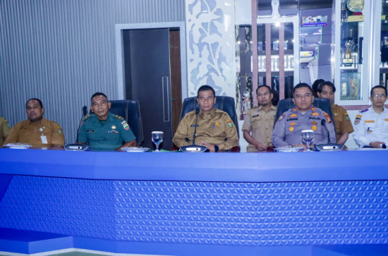 Secara Virtual, Bupati Kampar Ikuti Rakor Pengendalian Inflasi dan Program 3 Juta Rumah