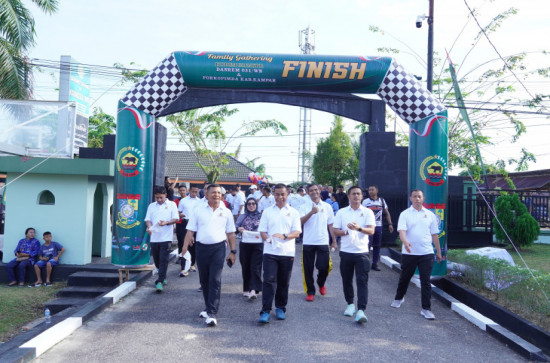 Family Gathering Kodim 0313/KPR  bersama Forkopimda Kampar. 