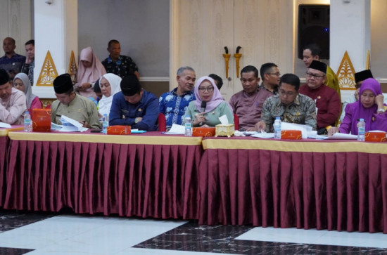 Wabup Kampar Ikuti Rakor High Level Meeting TPID dan TP2DD Se-Provinsi Riau.