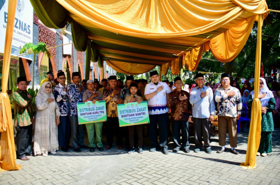 BAZNAS Kabupaten Kampar Distribusikan Zakat untuk Santri dan Guru TPQ se-Kabupaten Kampar Tahun 2025