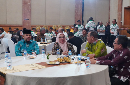 Wakil Bupati Kampar hadiri Gala Dinner untuk acara Troffeo Riau Bermarwah 2025.