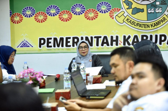 Wakil Bupati Kampar Ikuti Rilis Inflasi Kabupaten Kampar Bulan Juni 2026 oleh BPS Kampar